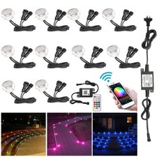 WIFI RGB LED Einbaustrahler led Bodeneinbauleuchte Terrasse Küche Garten Lampe 