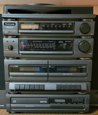 Schneider Midi 2275 Stereoanlage Plattenspieler Doppel Tape Tuner + CD-Player