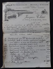 Rechnung 1931 THIL-SUR-HUISNE