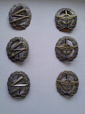 6x Orig. Bundeswehr Barettabzeichen Abzeichen Barett Mütze Metall Truppengattung