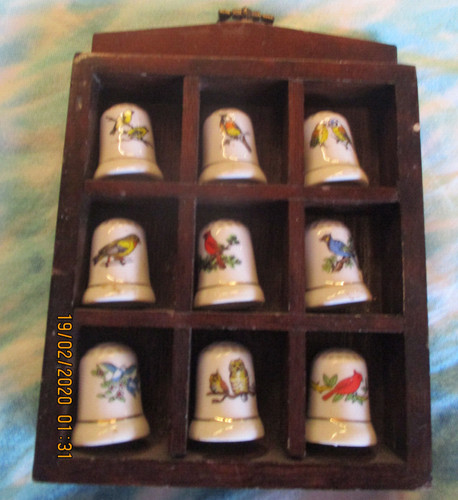 Geschenk fingerhut set - fingerhut,