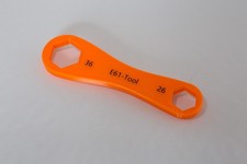 Kunsstoffschonschlüssel f