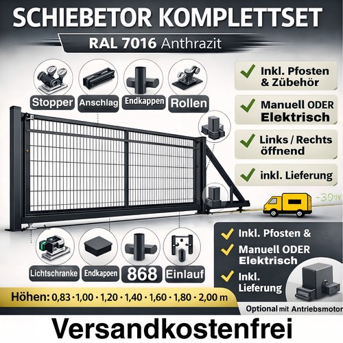 Schiebetor hoftor industrietor - schiebetor,