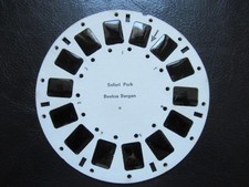 Bildscheibe für Stereobox-Safari Park Bergen "a" 3D Bildbetrachter-DDR Spielzeug