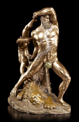 Herakles figur wirft lichas - herakles,