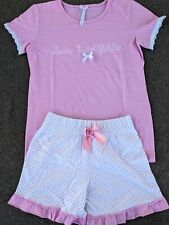 ❤️‍Louis & Louisa Babydoll Schlafanzug, rosé/weiß Gr.152/158❤️‍