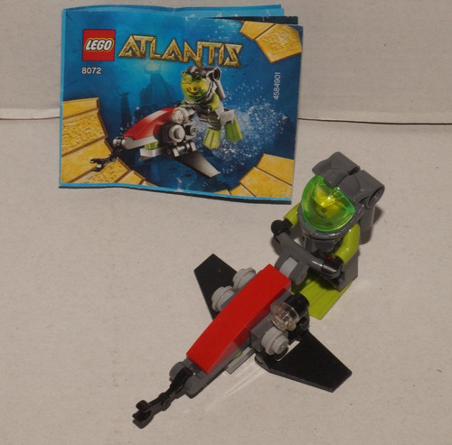 Lego atlantis 8072 - lego, jet