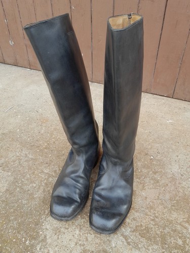 Nva offizierstiefel chromleder - offizierstiefel,