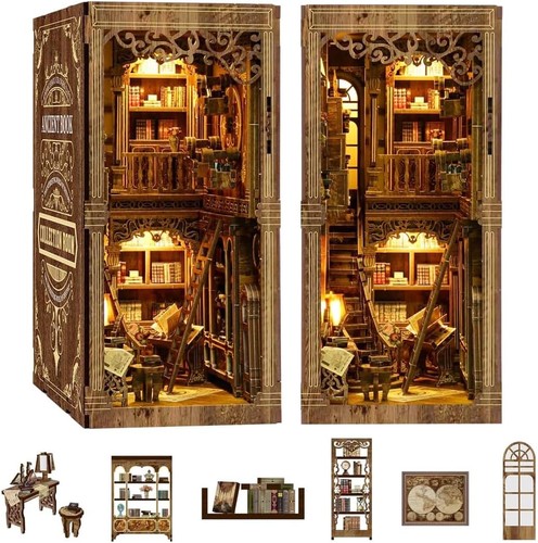 Diy book nook kit led - diy, 3d