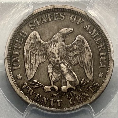 Pcgs 1875 20c seated - 15,