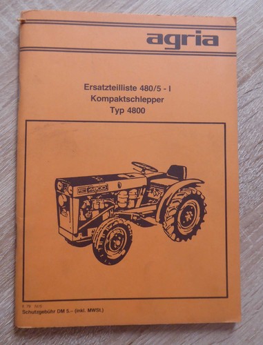Agria kompaktschlepper 4800 - kompaktschlepper,