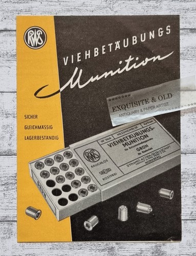 1956 viehbetäubungs munition - 1956,