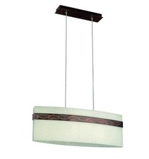 Massive Pendelleuchte 3x E27 LED mög. Lampe Leuchte 79cm Glas 405554310 Livu Neu