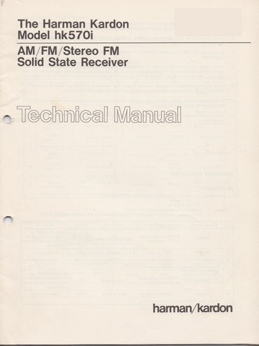 Original service manual - original,