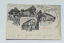 Gruss a. Klingebeutel  Gasthaus Krug z. gr.  Kranz Troppau Opava Mähren Sudeten
