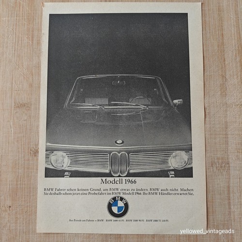Bmw 1966 1965 vintage - bmw,