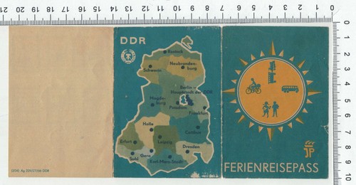 Ferienpass junge pioniere 1966 - ferienpass,