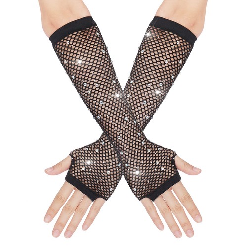 Netzhandschuhe schwarz - netzhandschuhe,
