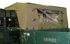 Unimog Verdeck + Rückwand U411 hohe Scheibe ab Baujahr 03/1963