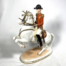 Augarten Wien Figur Spanische Hofreitschule 1926 Albin Dobritsch Entwurf