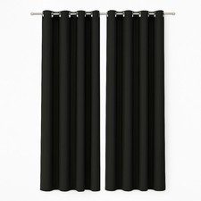 Dekoschal Ösen-Gardine 2er