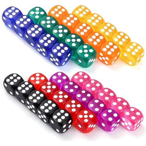 Würfel set stück bunt 14 - 40,