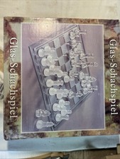 GlasSchachspiel Unbenutzt