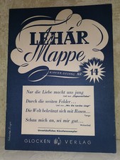 Notenheft „LEHÁR Mappe“ NR 14 Klavierausgabe  mit Text
