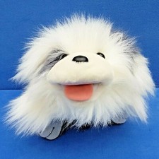 THE HERITAGE COLLECTION HUND DOG HANDPUPPE 35 CM WEICH PUPPE GOOGLES CHARACTER