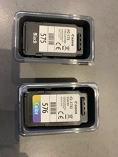 2 Original Canon Tintenpatronen PG-575 + CL-576 LEER