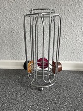 Kapselhalter Dolce Gusto Edelstahl für 20 Kapseln Höhe 26 cm Durchmesser 11 cm