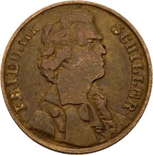 Medal Friedrich von Schiller