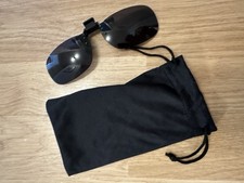 Sonnenbrille Brillenaufsatz schwarz