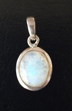 Anhänger Silber Mondstein