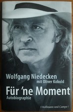 Buch - Für 'ne Moment - Autobiographie - Wolfgang Niedecken  -  Sammlerexemplar