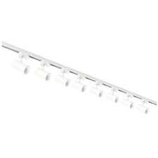 Schienensystem Komplett-Set 8x GU10 Spots 2m+2m Schiene externer Schalter "