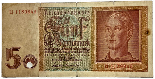 Deutsches reich reichsmark - reich, 5