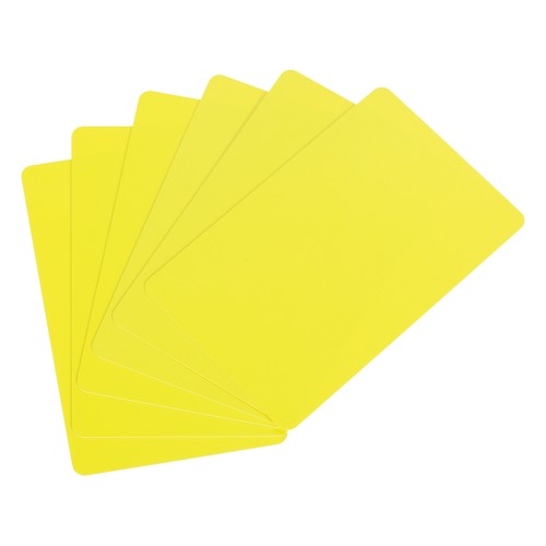 Mil gelbe blanko - mil, blanko-pvc-karte