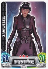 2013 Topps Star Wars Force Attax 158 Zam Wesell Movie Cards 2 NM