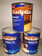 17,99€/L Sadolin Parkettöl Holz-Fußbodenöl 1L Parkett-Öl Holzöl Treppenöl (S436)
