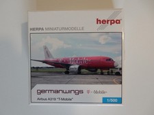 Herpa Wings  1:500  Airbus A319 Germanwings  T-Mobile   501996