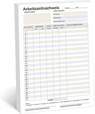 Stundenbuch für arbeit - stundenbuch,