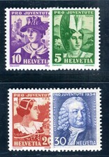 SCHWEIZ 1934 281-284 **