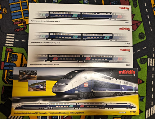 Märklin tgv euroduplex zugset - märklin,