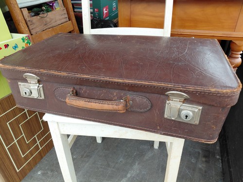 Koffer antik braun 60x45cm - ca,