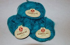 Mohair "Cadillac"   - 082 - türkis/meliert mit Metallicfäden - 3 Knäuel à 20 g