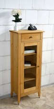 Massivholz Kommode Kiefer massiv gelaugt geölt Midischrank Vitrine Flur Anrichte