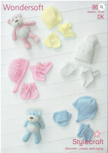 Stylecraft 8615 baby mütze - 8615,