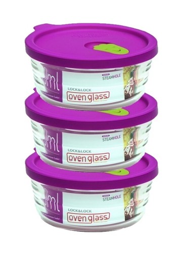 Locknlock dose oven - 3x, glass