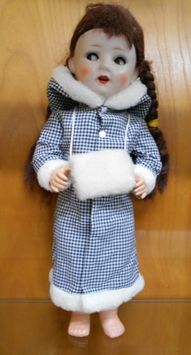 Mantel mit muff - muff, /